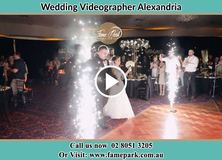 Bride and Groom at the dance floor Alexandria NSW 2015